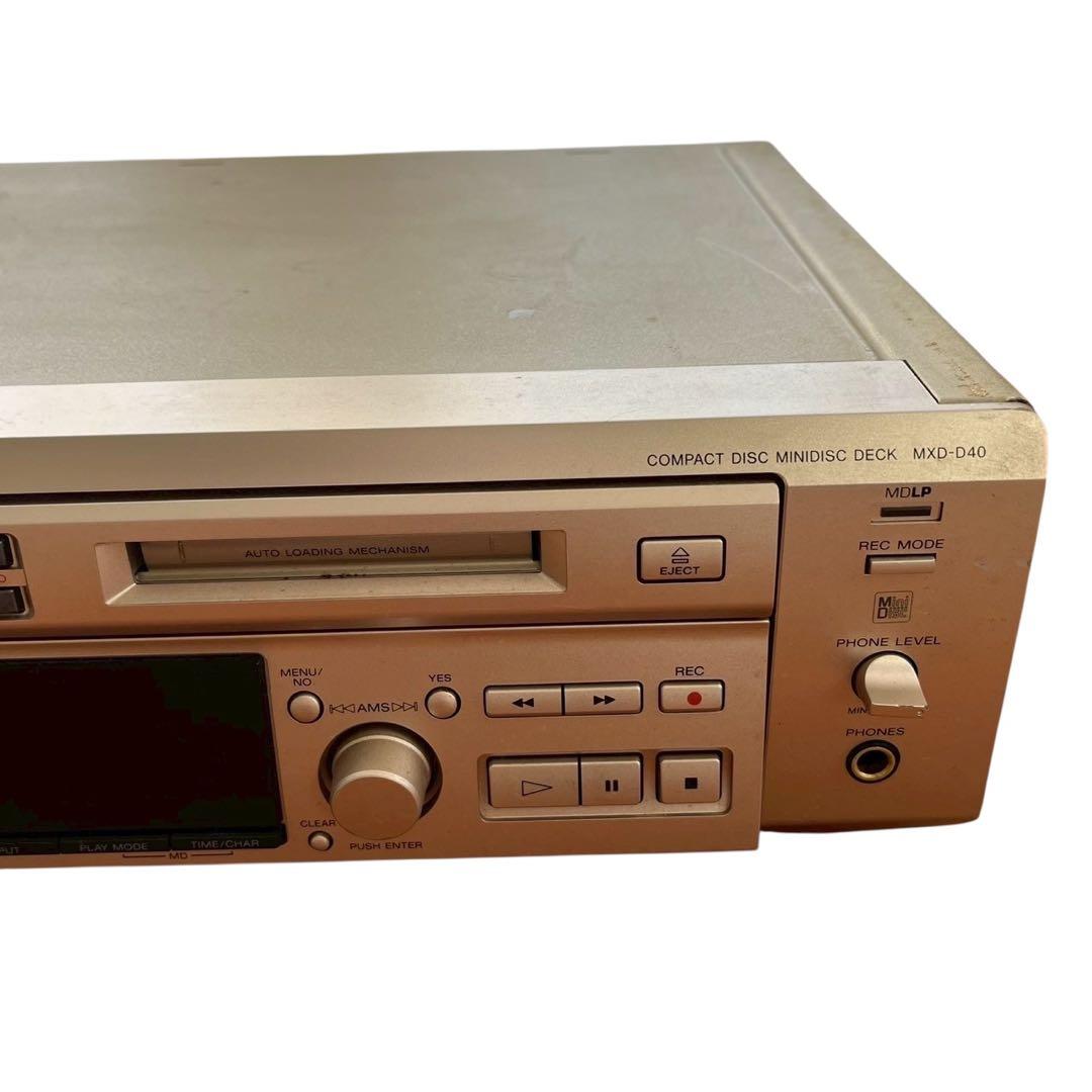 SONY MXD-D40 CD/MDコンビネーションデッキ 高音質 再生・録音