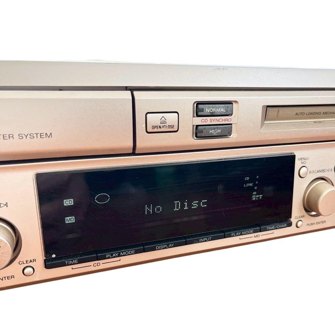 SONY MXD-D40 CD/MDコンビネーションデッキ 高音質 再生・録音