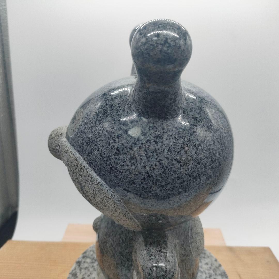 TAKAO 御影石 バイキンマン 23cm 石像 アンパマン