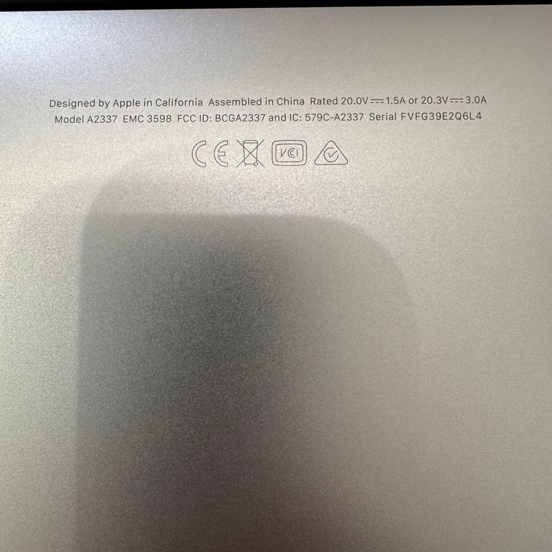 【美品】Apple MacBook Air A2337