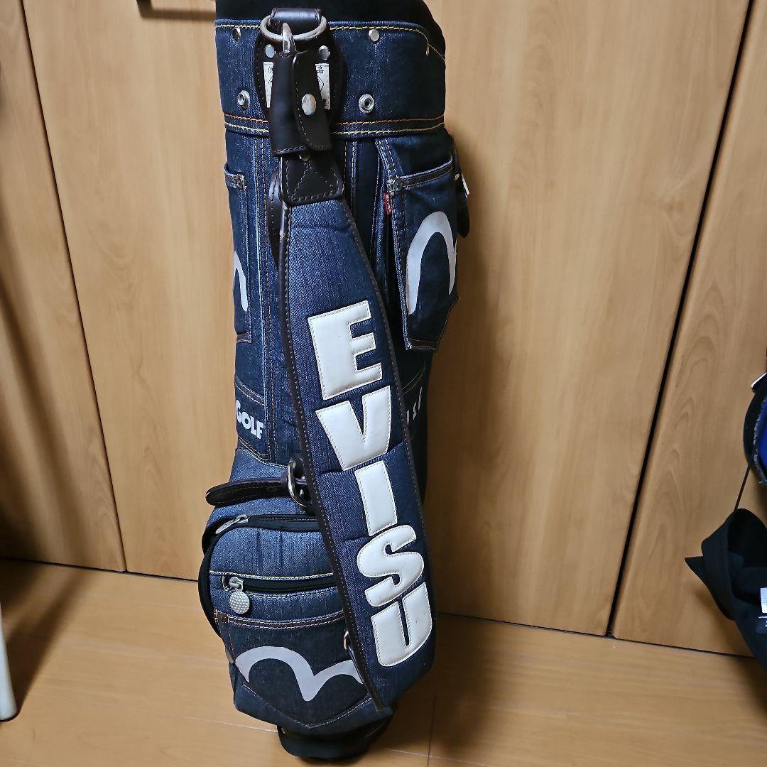 EVISU ゴルフバッグ デニムキャディバッグ