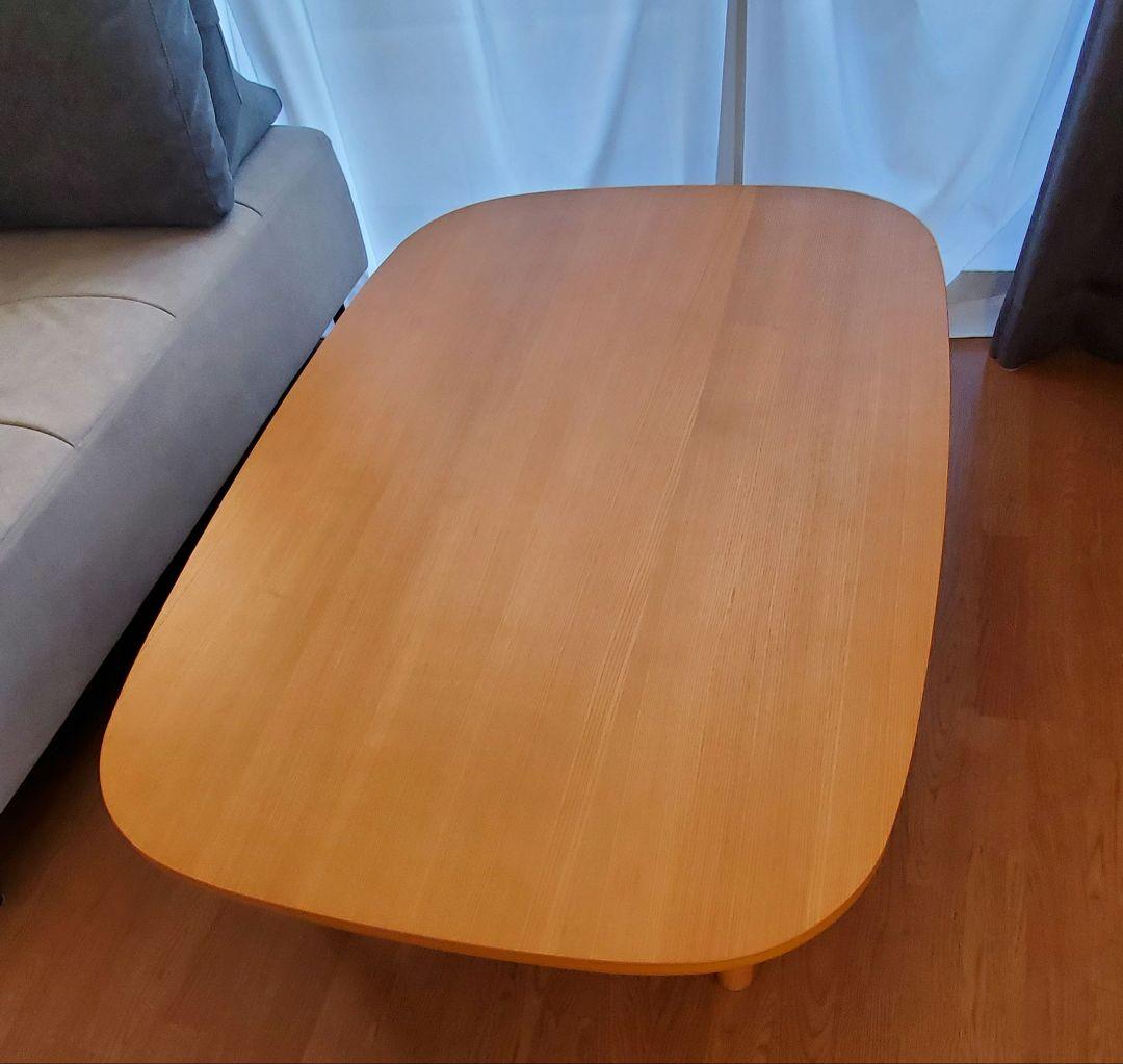 無印良品　木製 楕円形 こたつ 120cm x 80cm