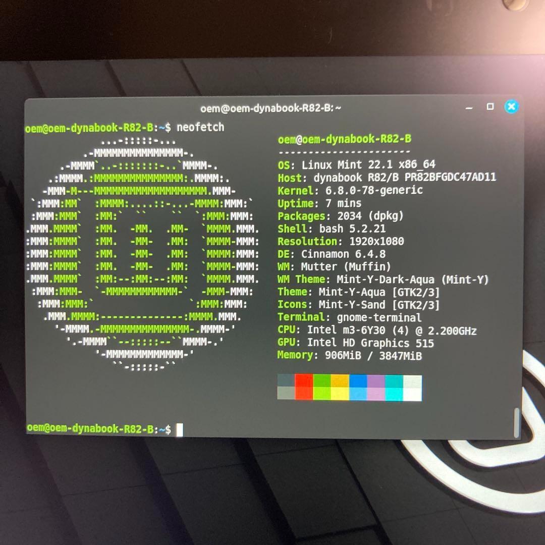 TOSHIBA dynabook R82/B Core m3 メモリ4GB