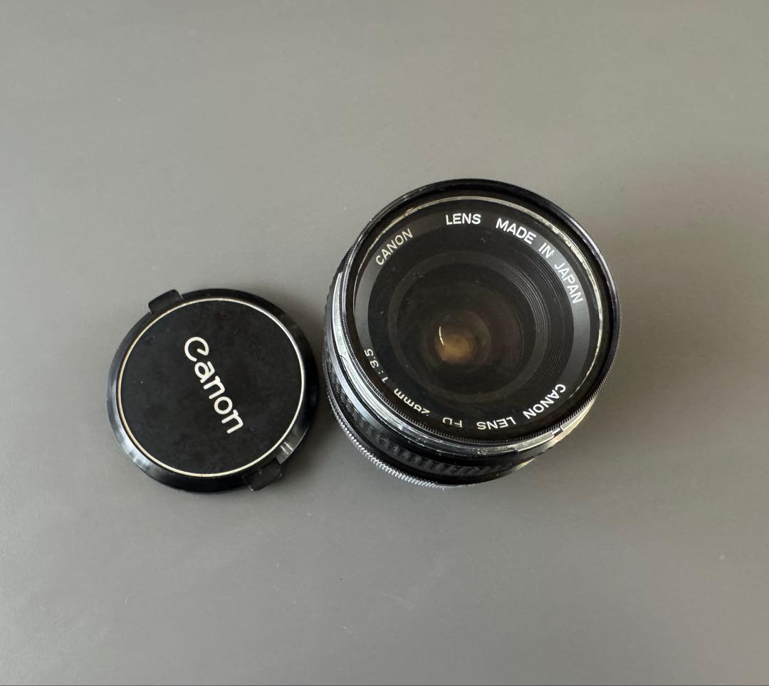 CANON/キャノンFD28mm F3.5レンズ オールド ヴィンテージ　箱付き