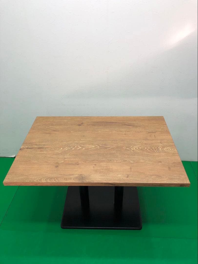 ☆地域限定送料無料☆木製テーブル 脚一体型①750×1100×730