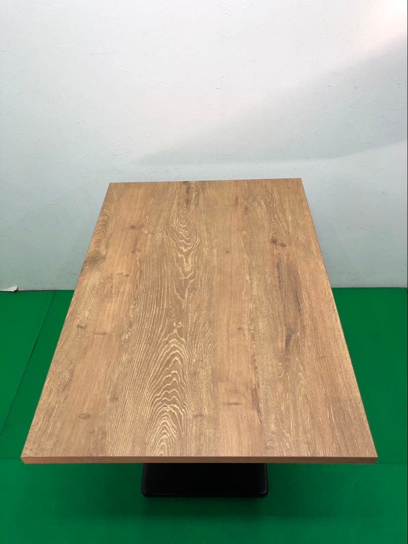 ☆地域限定送料無料☆木製テーブル 脚一体型①750×1100×730