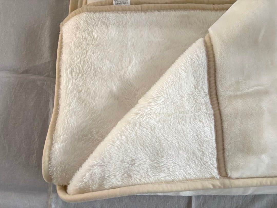 毛布　シングル　西川　日本製　アクリル　軽量　ロングサイズ　ニューマイヤー