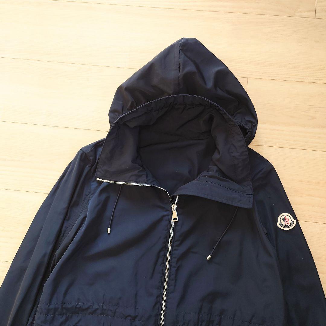 MONCLER　フーディスプリングハーフコート　パーカー　ENET　ネイビー