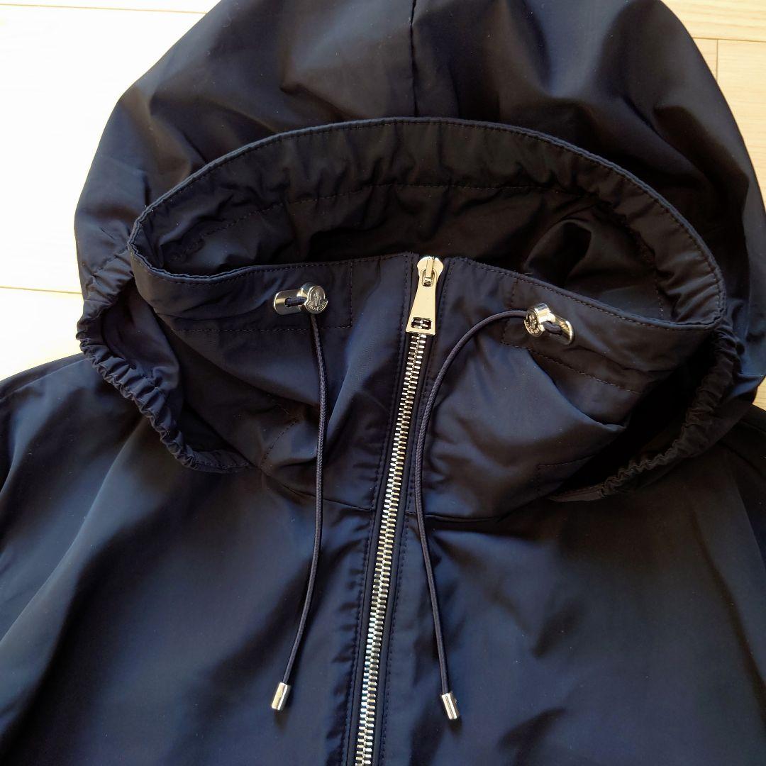 MONCLER　フーディスプリングハーフコート　パーカー　ENET　ネイビー