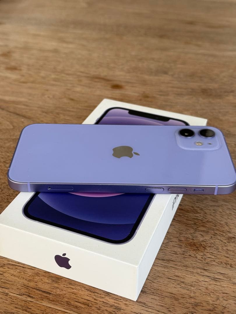 【美品】iPhone12 64GB パープル 付属品完備