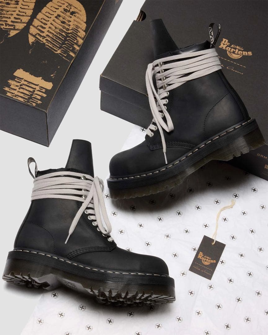 専用Rick Owens×Dr.martens STEEL TOE BOOT