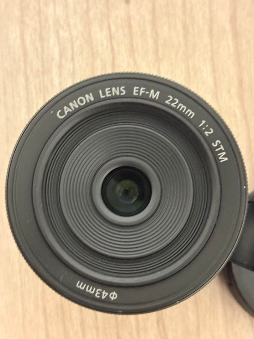 [美品]Canon EF-M 22mm f/2 STM レンズ ブラック