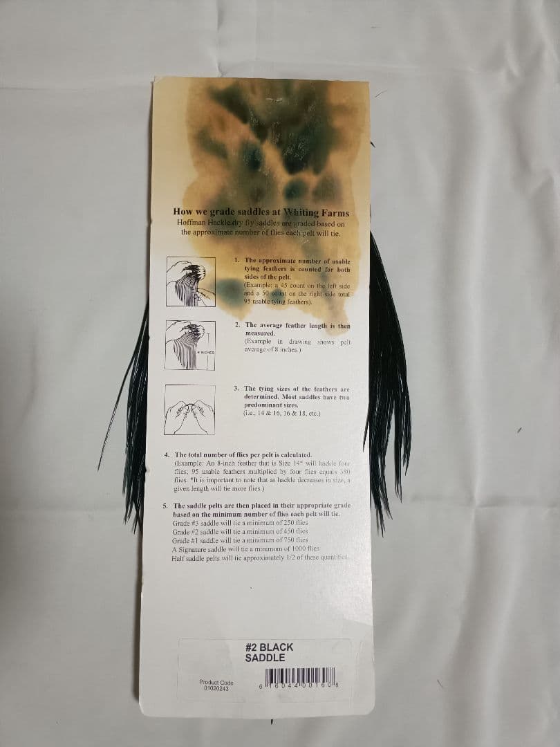 Hoffman#2 ブラックサドル フライマテリアル