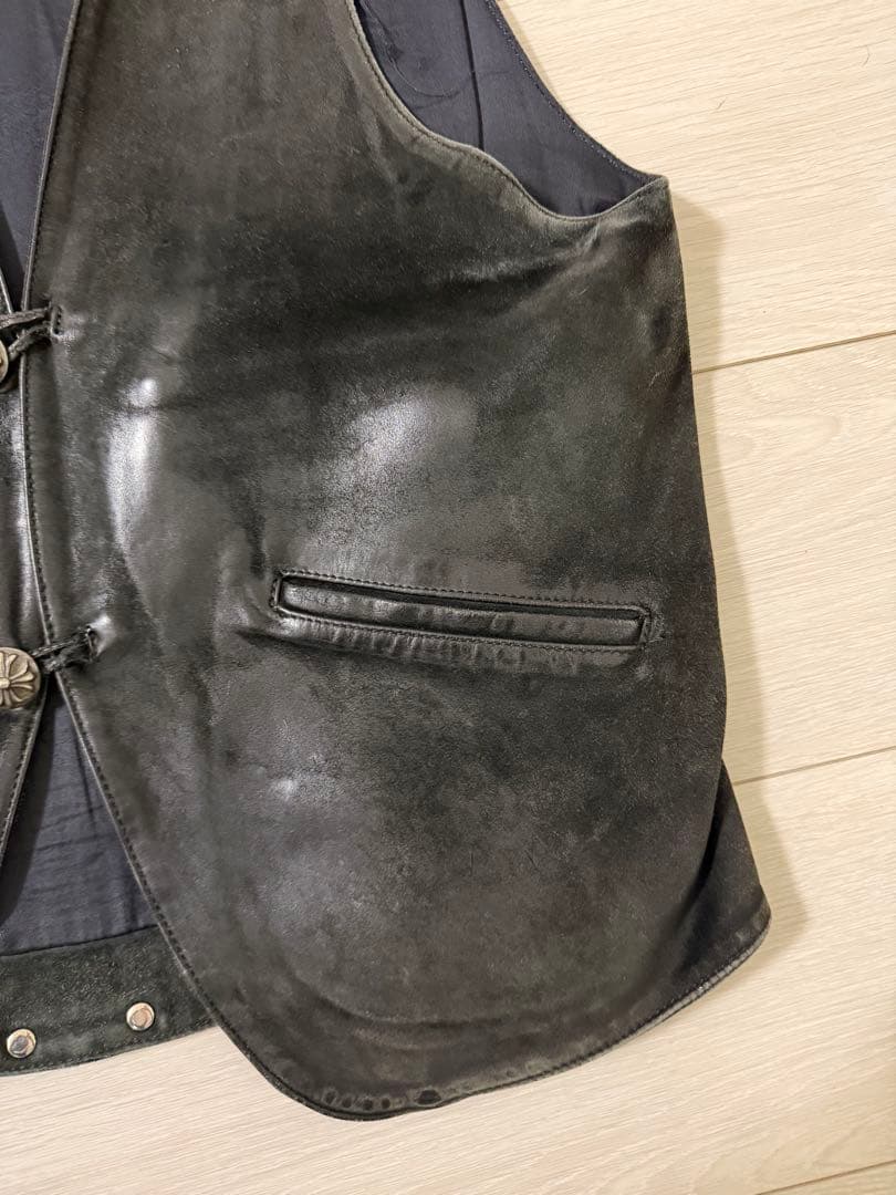 CHROME HEARTS クロムハーツ スエードレザーベスト M オールド