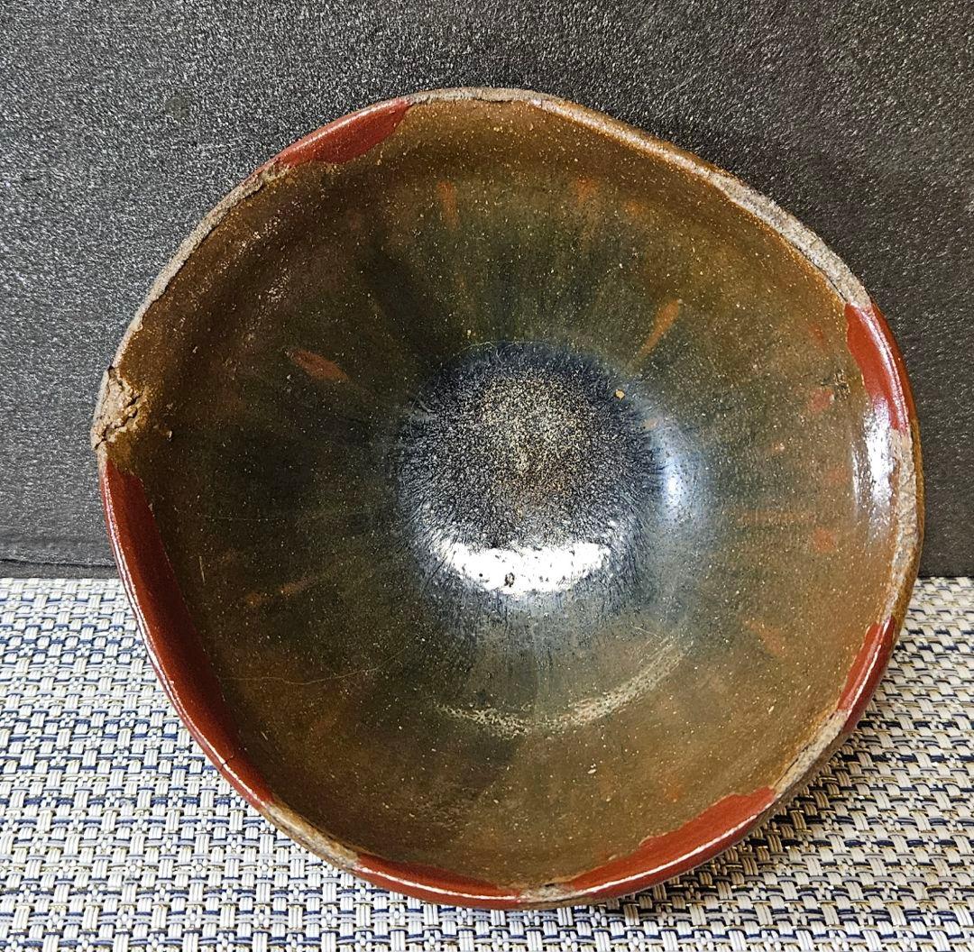 桃山時代～江戸時代初期　古瀬戸　天目茶碗　 茶道具　桃山茶陶　伝世品　茶人書付箱