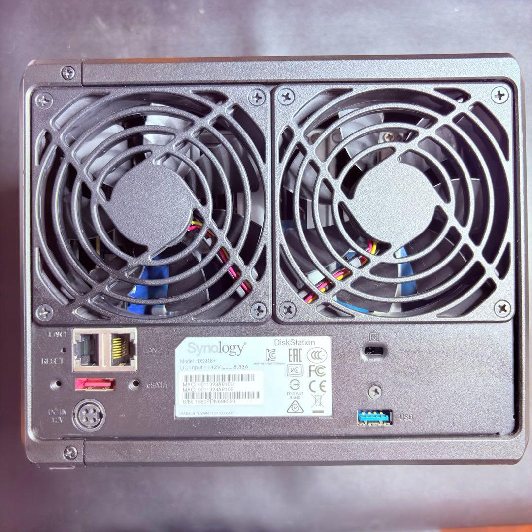【本日限定価格】Synology DS918+ NAS 6TB×4 24TB