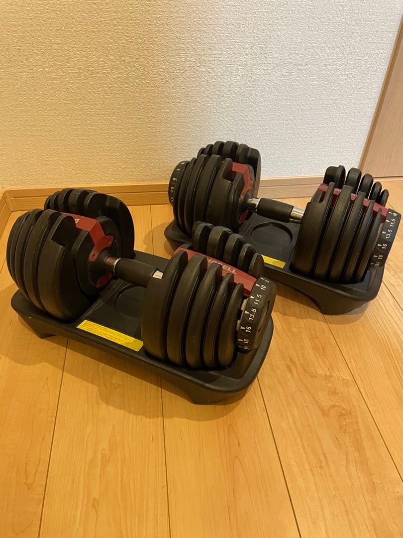 本日限定お値引き！DAMBBELL可変式ダンベル片方24KG×2セット