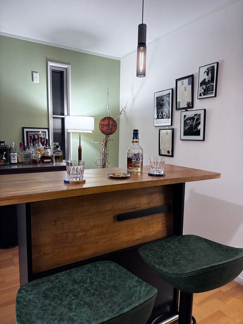 バーカウンターテーブル　チェア　3点セット