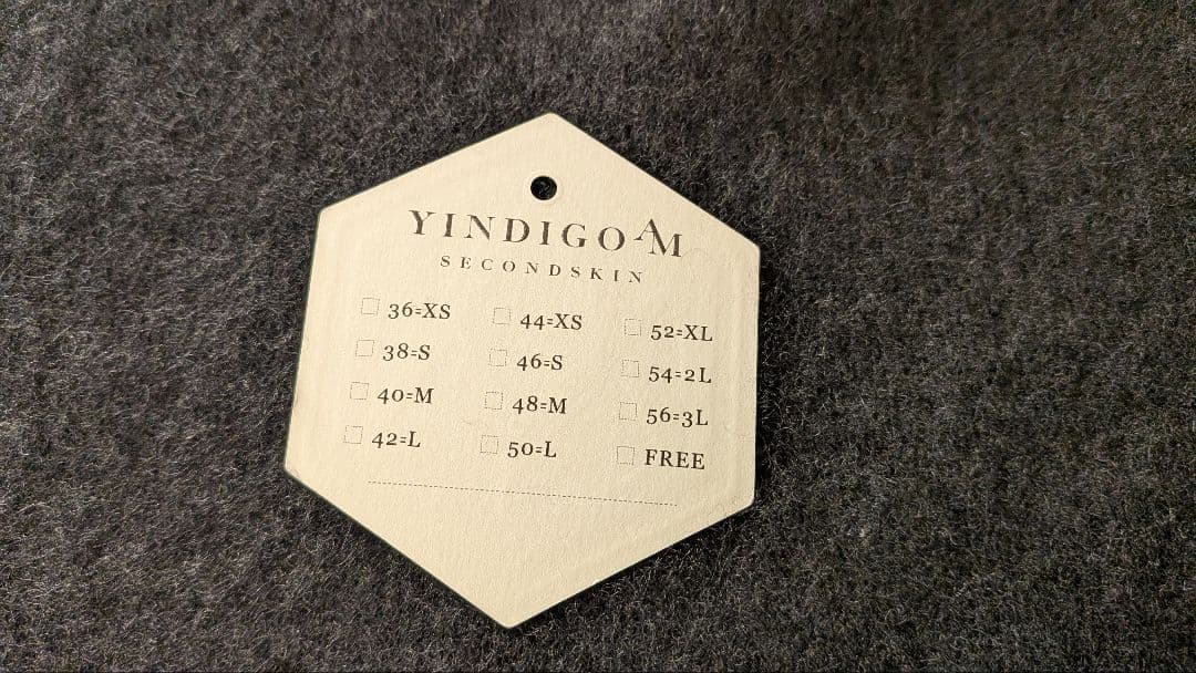 【美品タグ付】YINDIGO AM Cashmere GUERNSEY ブラック