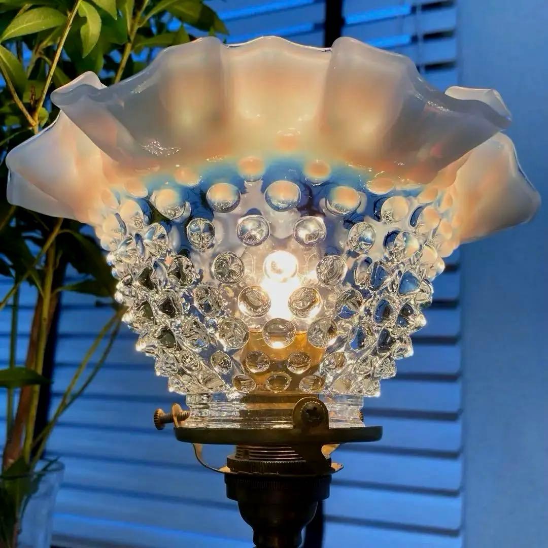 （専用）フェントン　1940年　ランプシェード　オパールセント　アンティーク