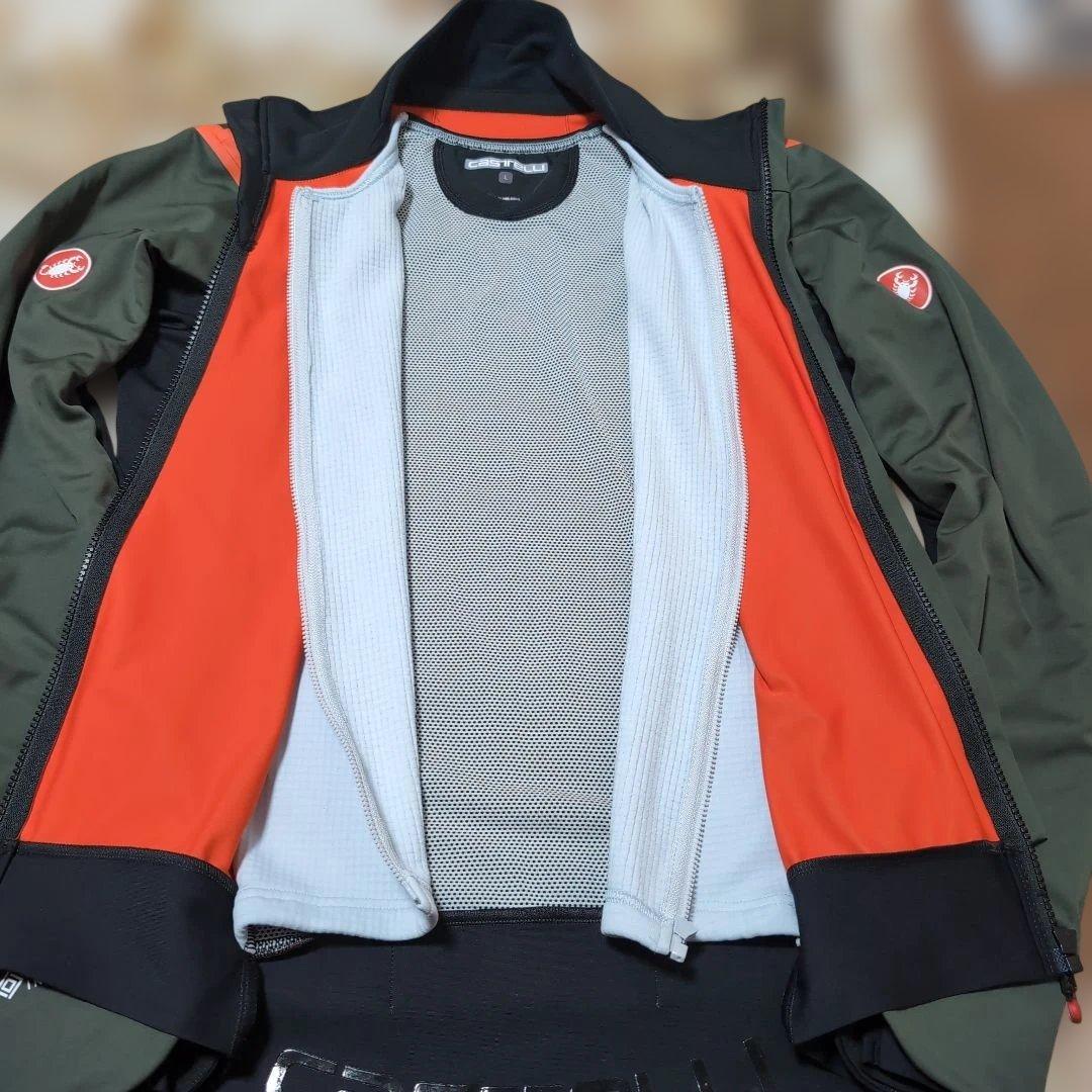 Castelli カステリAlfaROS2 ジャケット L オリーブグリーン