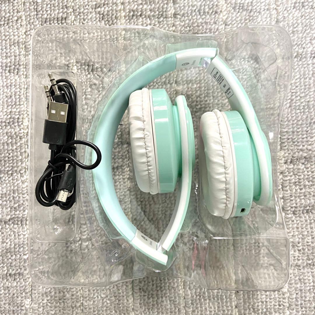 カービィBluetooth ワイヤレスヘッドホン ブルー