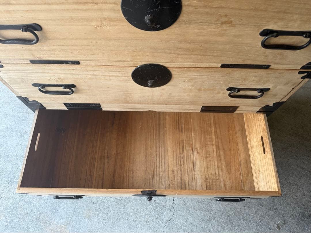 桐箪笥 和箪笥 古家具 古道具 ヴィンテージ レトロ 希少 高級金具