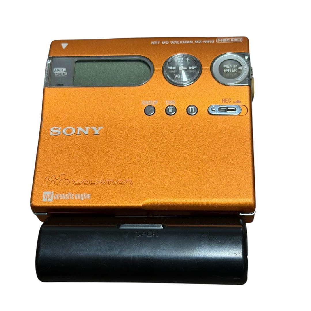 SONY NET MD WALKMAN MZ-N910 オレンジ 完動美品