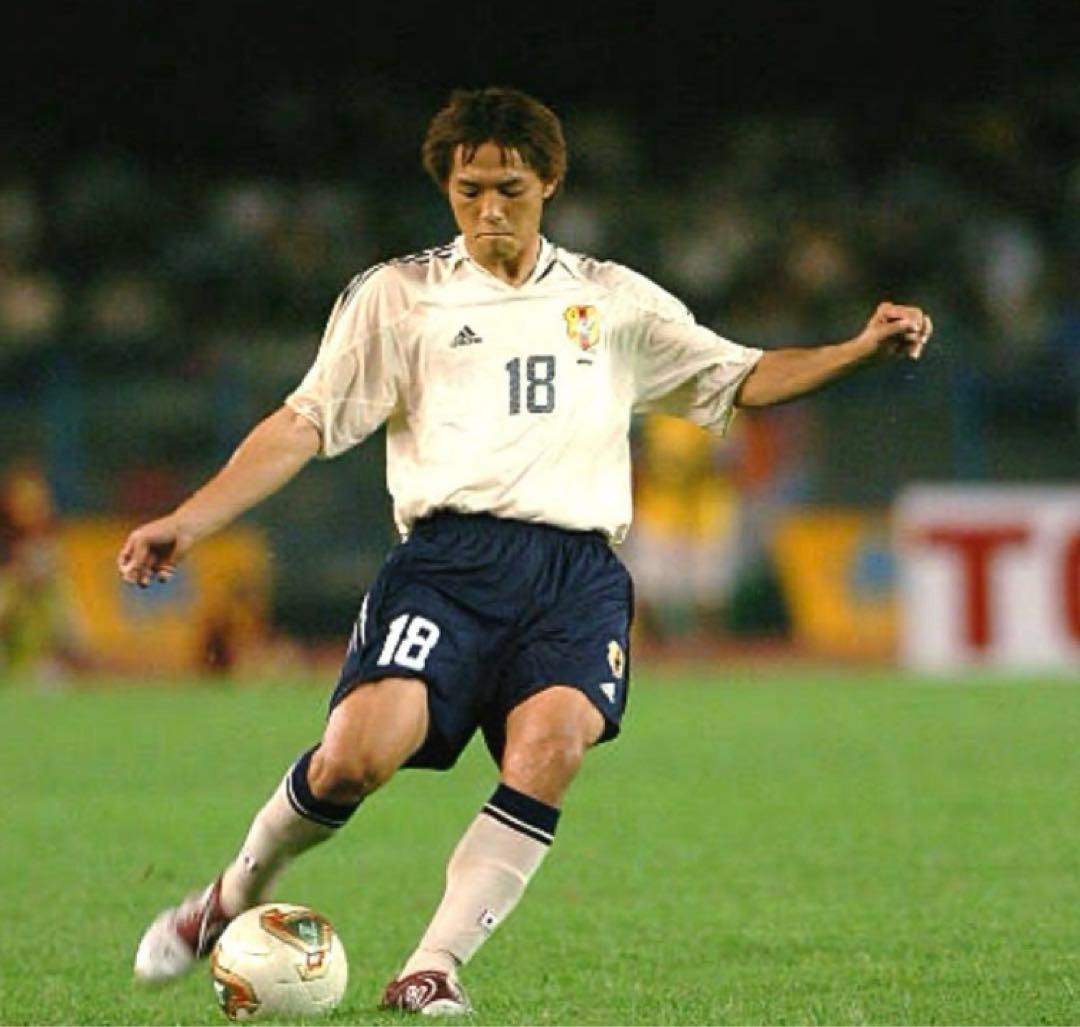 04-05 adidas 日本代表 away ユニフォーム ゲームシャツ