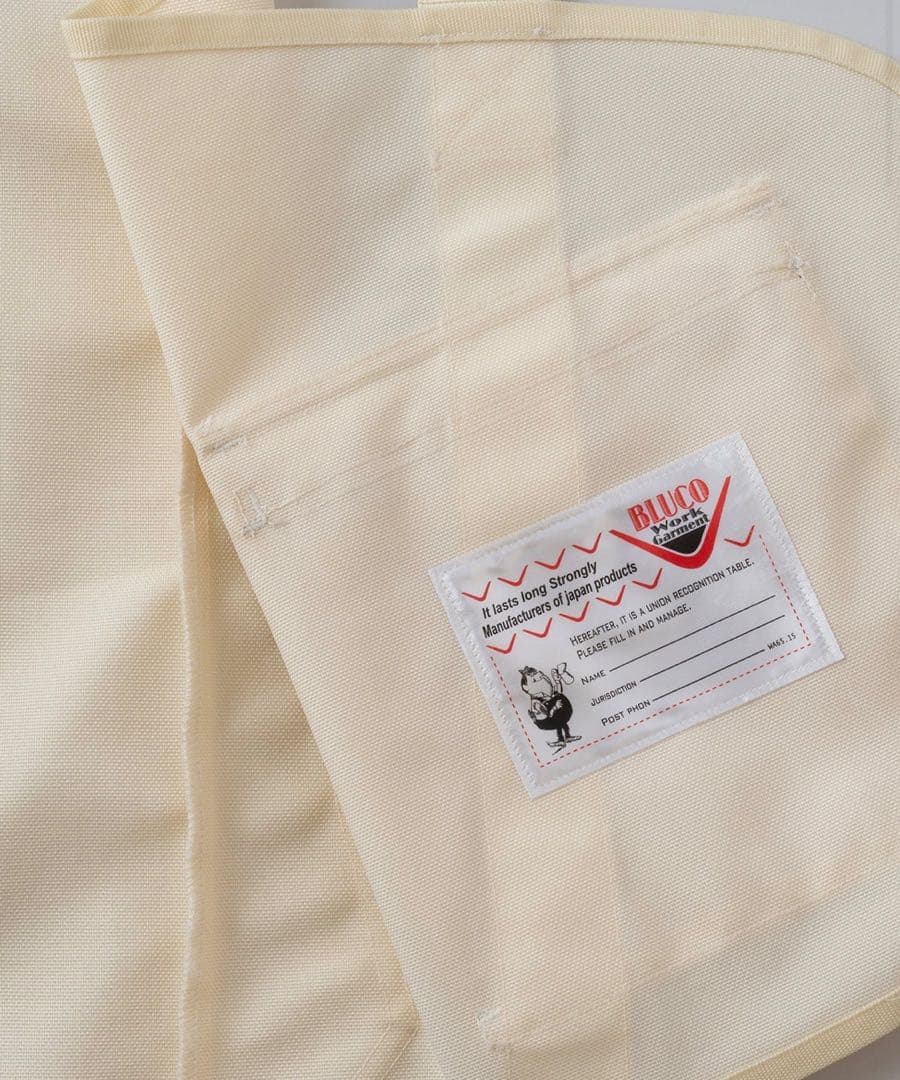 BLUCO/ブルコ　ブリックナイロンユーティリティベスト　アイボリー