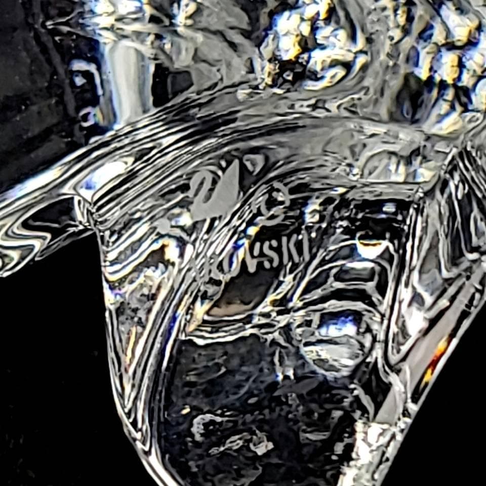 ◆美品◆スワロフスキー　サギ　鳥　置物　フィギュリン　箱つき