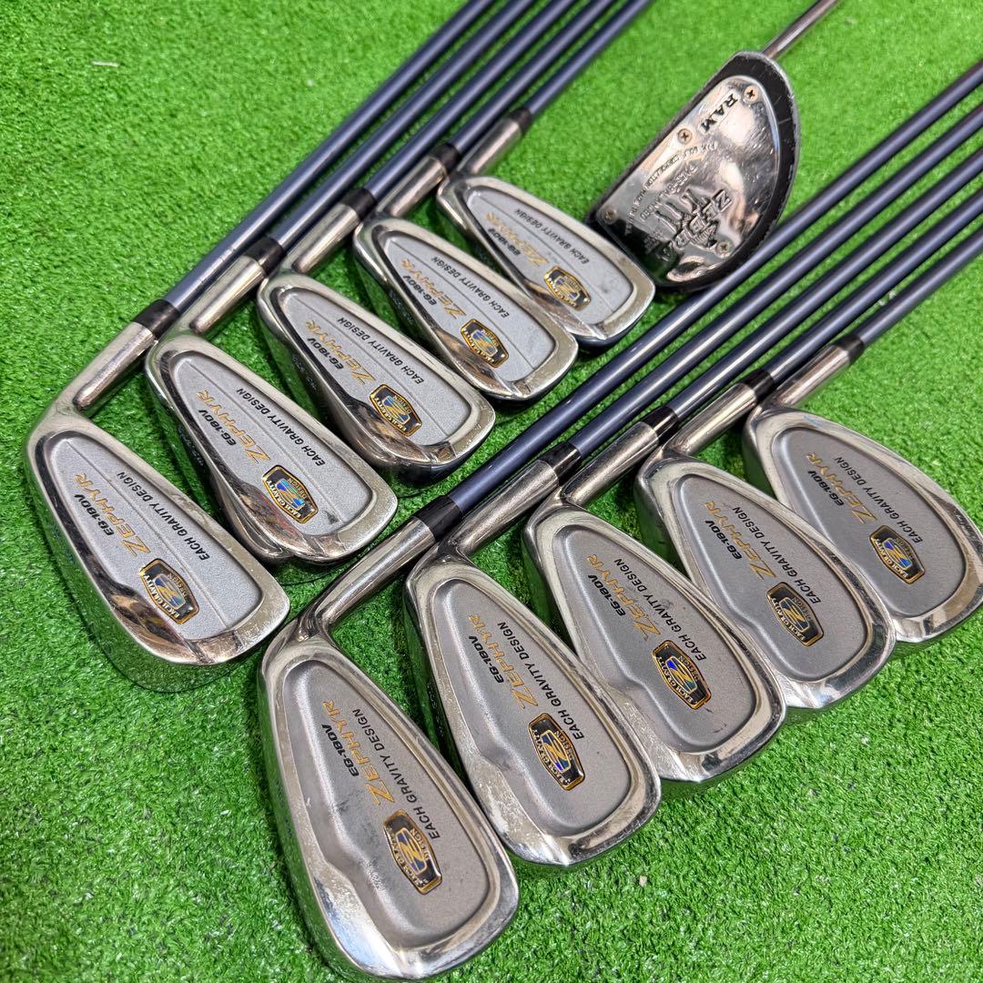 ゴルフセット　初心者応援　Mizuno ラウンド仕様　打感良好　すぐ使える　右打