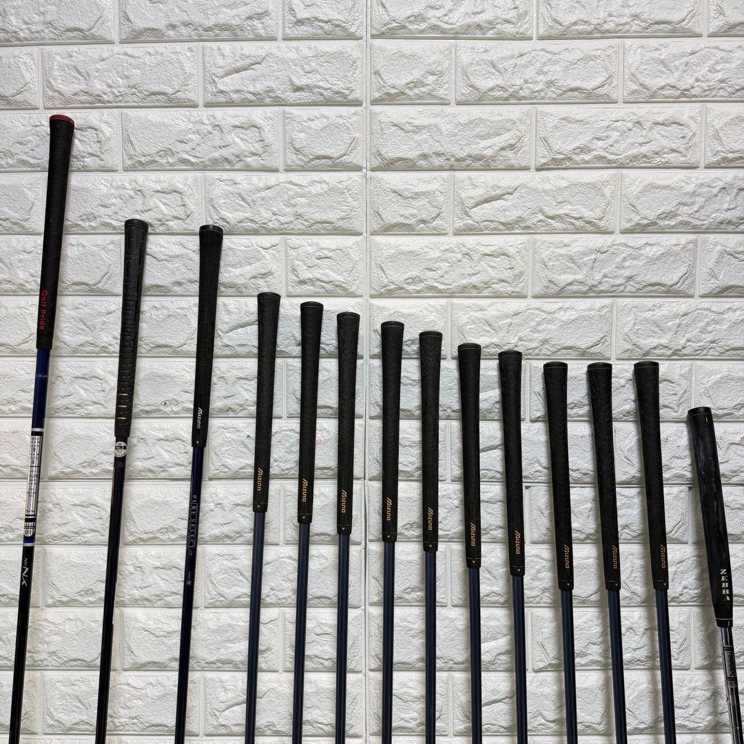 ゴルフセット　初心者応援　Mizuno ラウンド仕様　打感良好　すぐ使える　右打