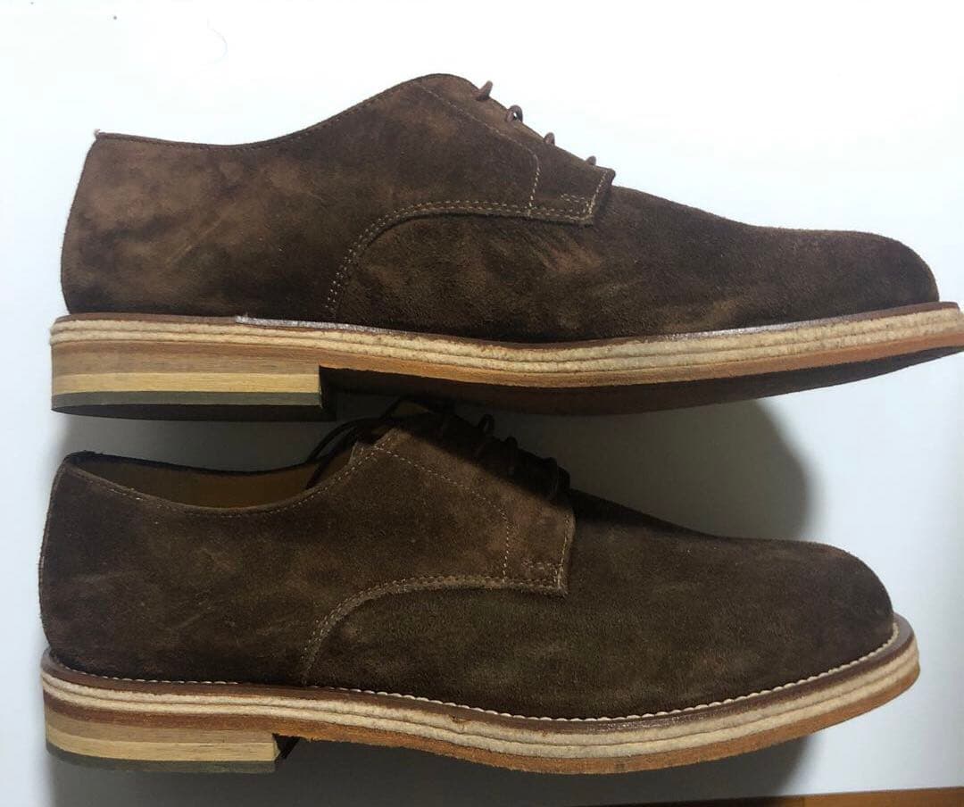 イヴ・サンローラン　スウェードメンズシューズ