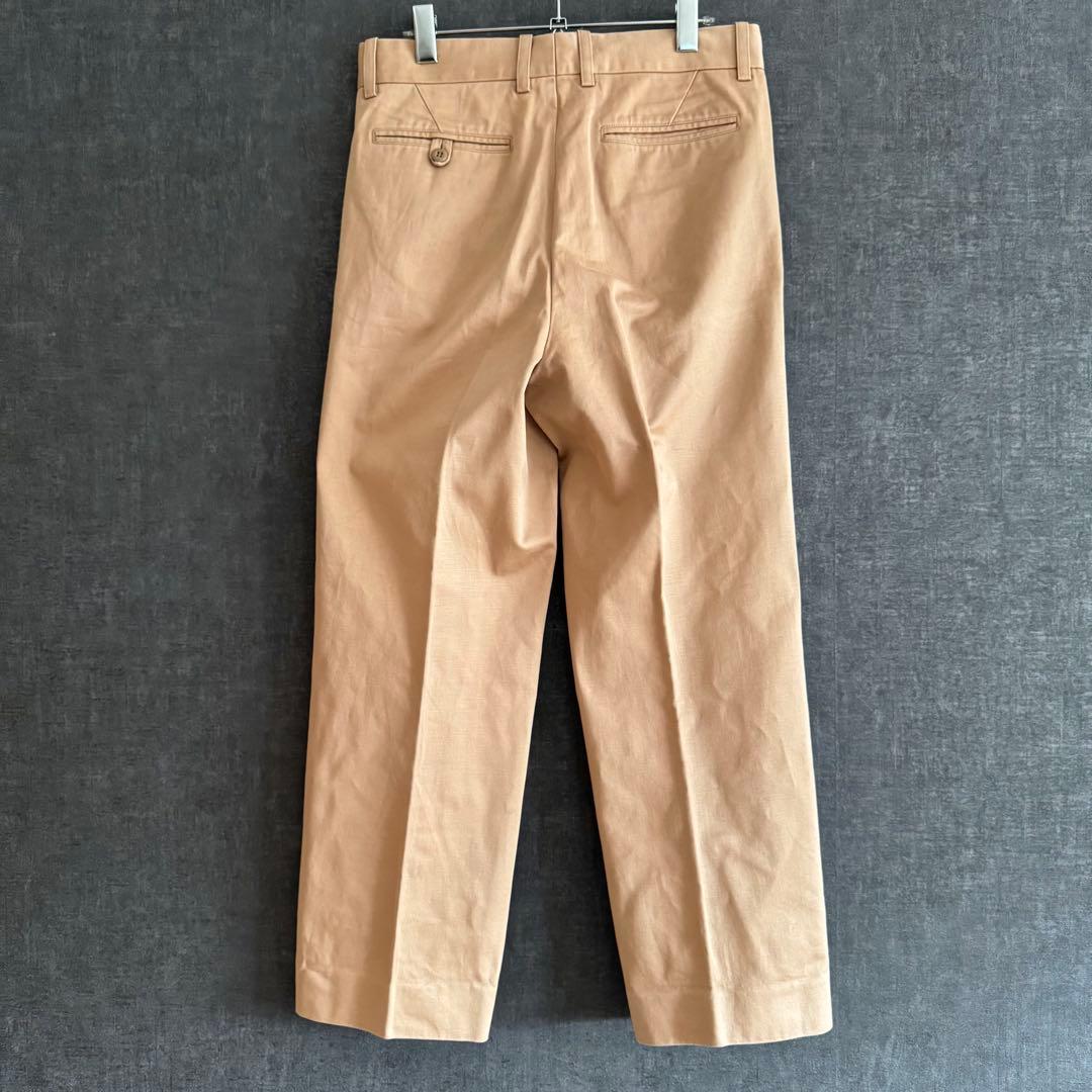 BLAMINK タックテーパード パンツ スラックス チノパン コットン