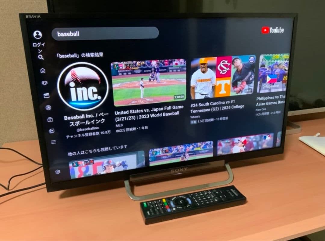 Smart スマートテレビ 　SONY ソニー 24型 KDL-24W600A