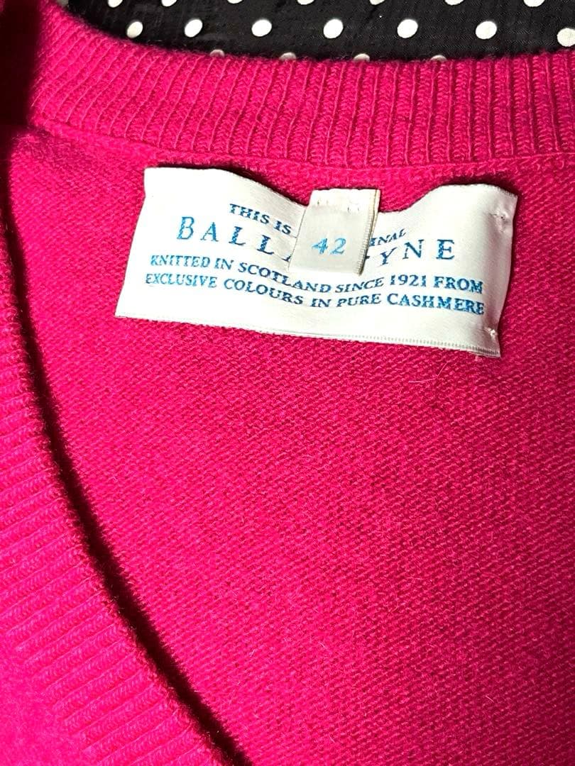 SJ本脇値下激安レアカラーBALLANTYNEバランタイン100%カシミヤ