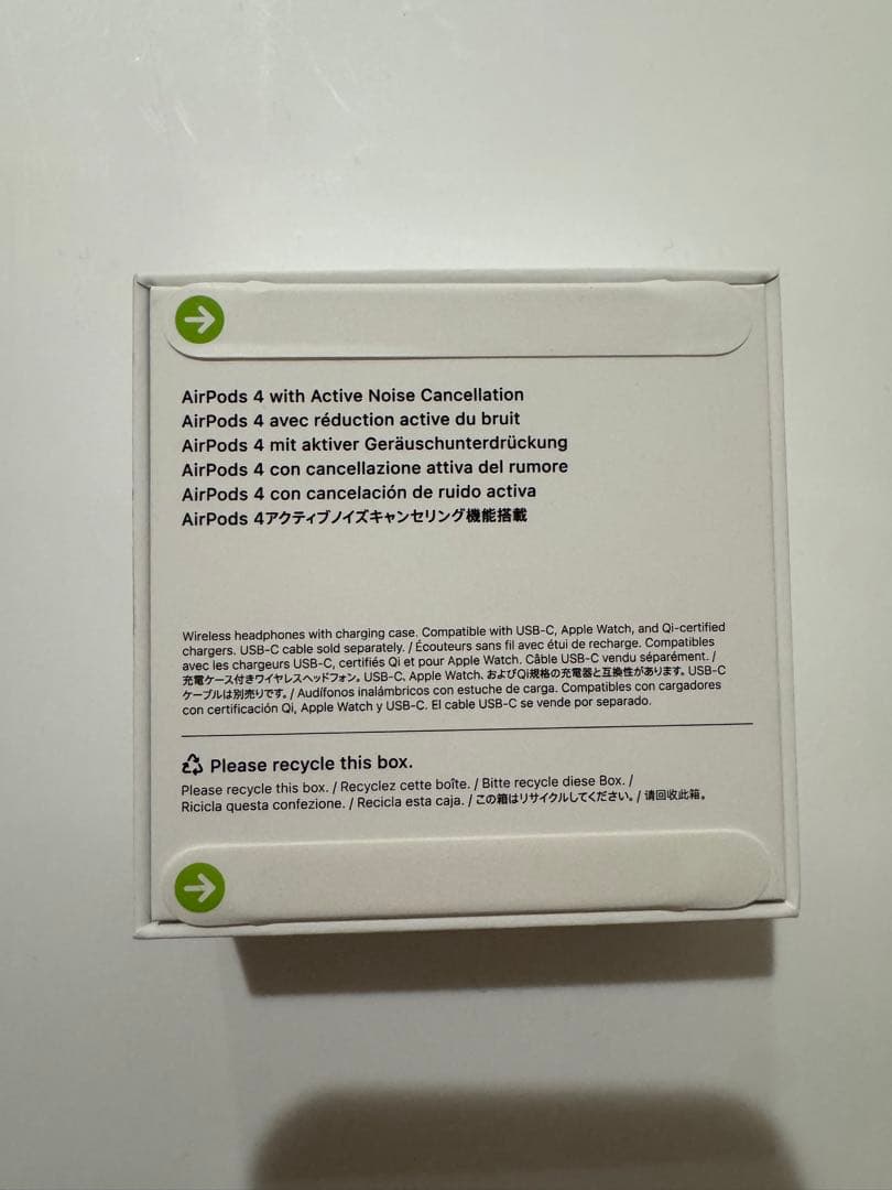 AirPods 第4世代 ANC搭載 新品未開封 正規品 レシートあり