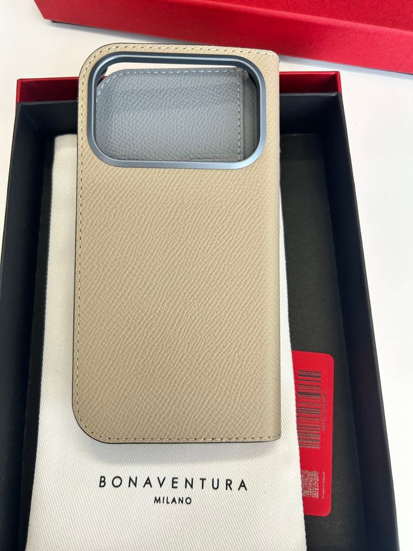 ボナベンチュラ　iPhone17proケース　グレージュ