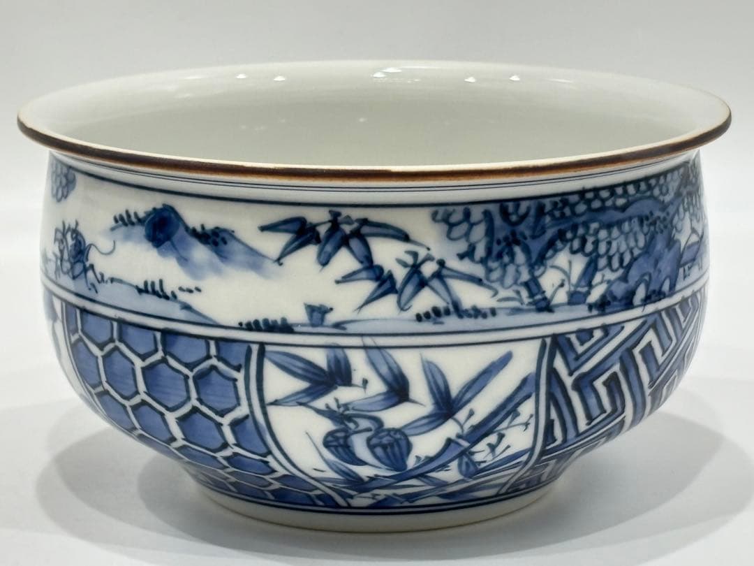 茶道具 祥瑞皆具 染付 白凰造 皆具 共箱