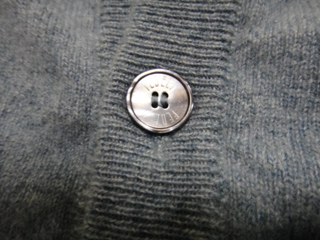 KIKI　FEDELI フェデーリ　カシミヤ100%　カーディガン　ブルー