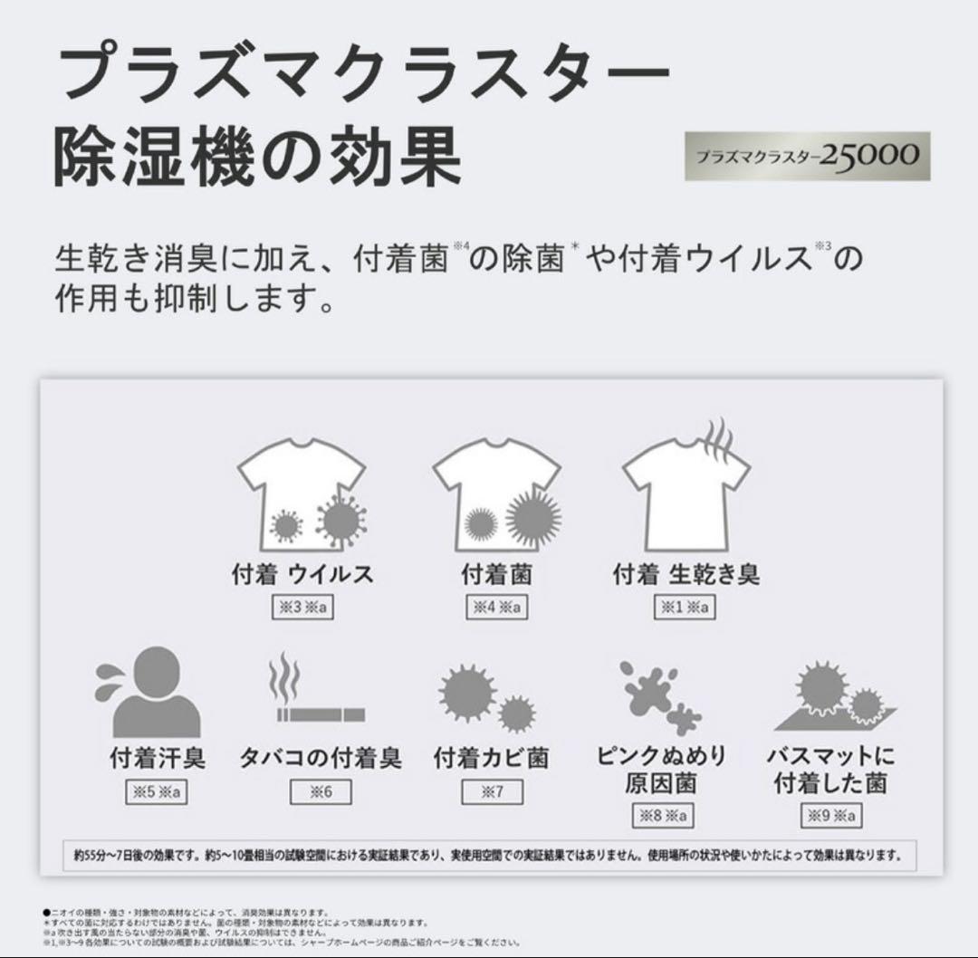 【週末限定値下げ】衣類乾燥除湿機_SHARP_CV-RH140-W