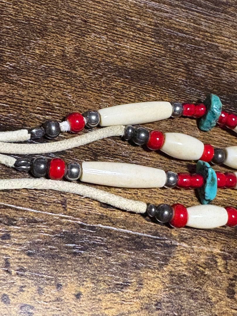 アンティークビーズ　 ウォレットホルダー　カスタム品