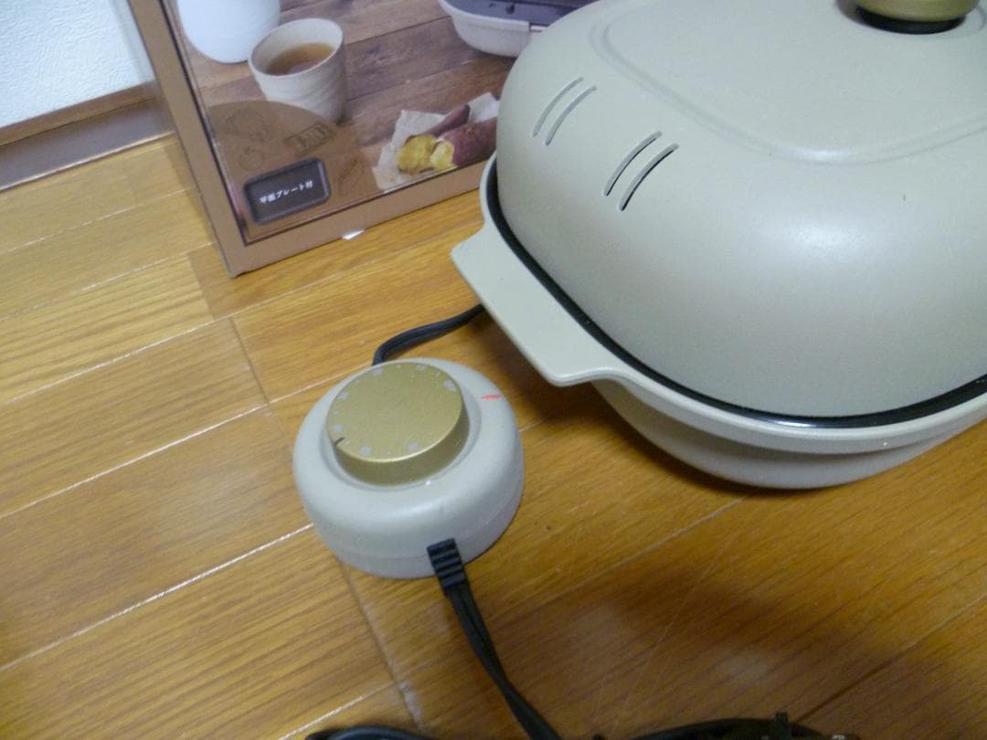 ドウシンシャ焼き芋メーカー、 備長炭入プレート、タイマー付WFT-102T