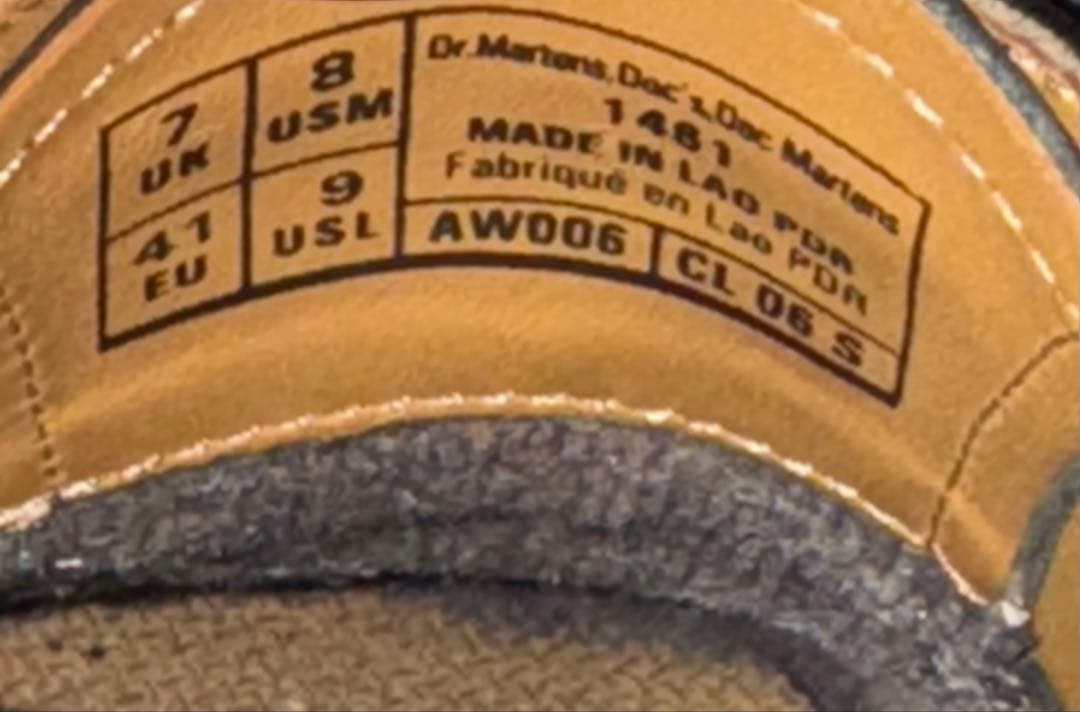 Dr. Martens 1461 3EYE SHOE 3ホール レザー シューズ