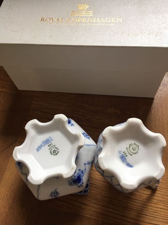 ロイヤルコペンハーゲン シュガーアンドミルクポット 顔つき