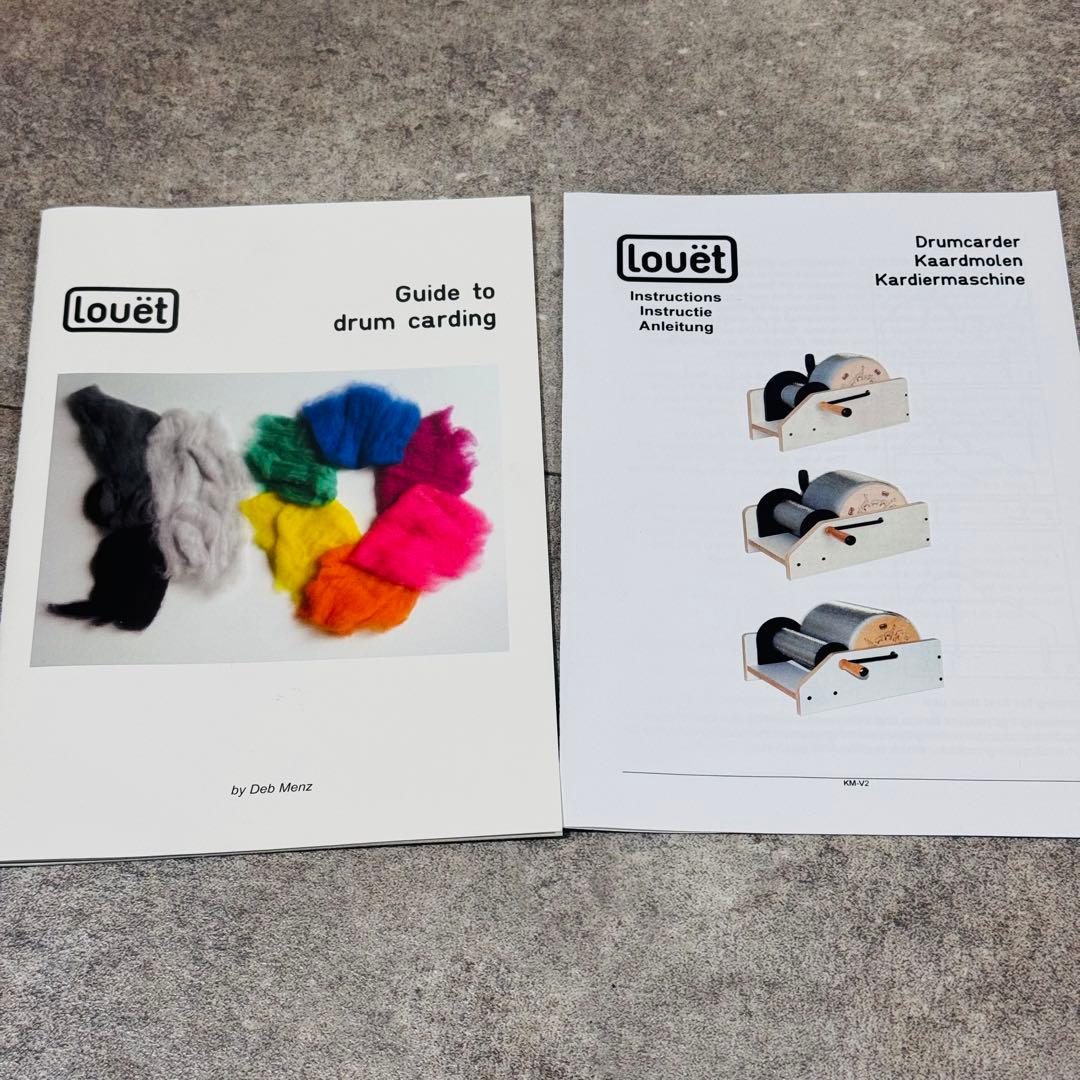 最終値下げ Louet ルエ社 ドラムカーダー 糸紡ぎ 手紡ぎ 羊毛 フェルト