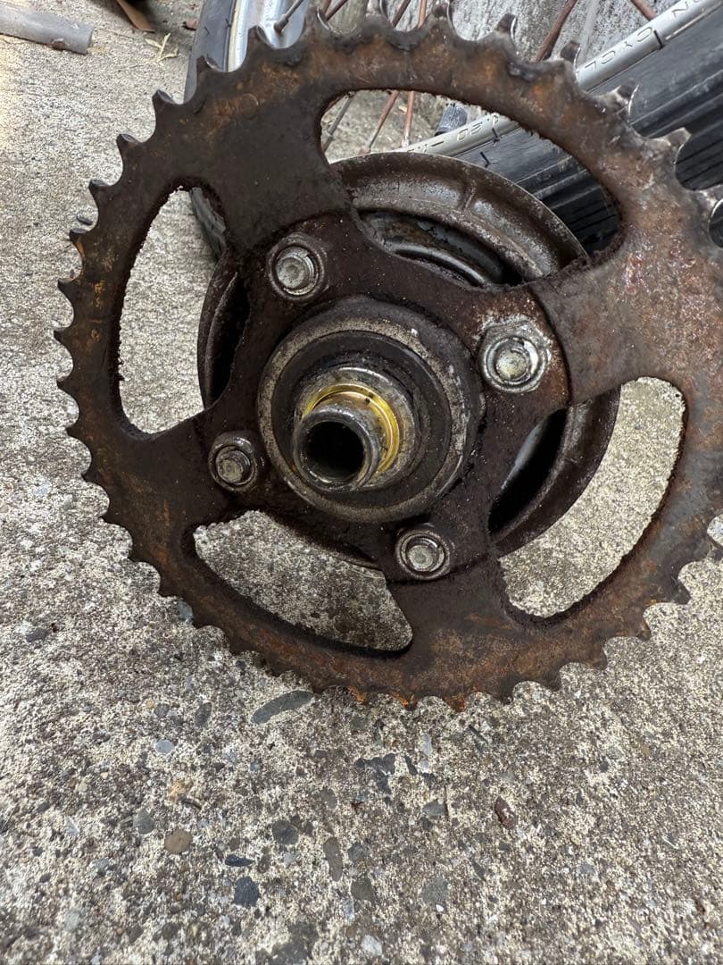 こ*☻様 純正 スーパーカブ 50cc 17インチ スポークホイール セット