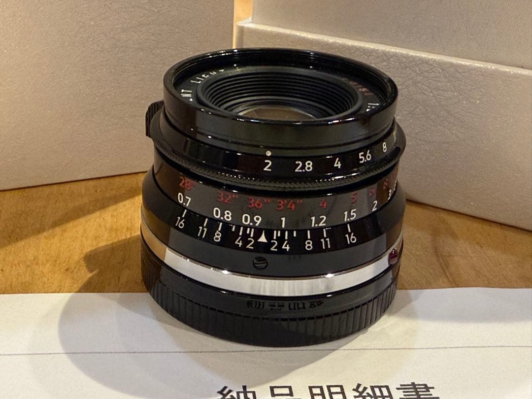 【世界限定100本】LIGHT LENS LAB 35mm f2 ピアノブラック