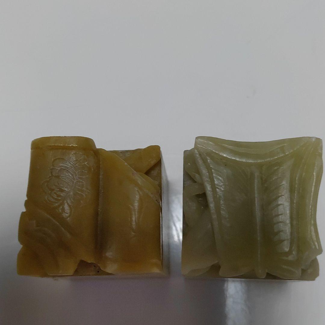 篆刻用の天然石の11本セット[天然石の箱付き]